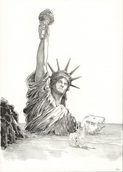 Hommage aan Lucky Luke - © Afif Khaled (2025) test