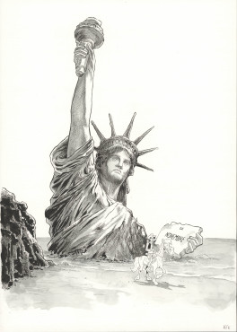 Hommage aan Lucky Luke