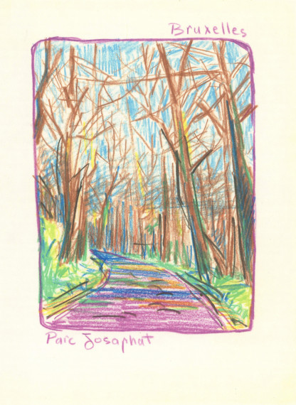 Josaphatpark in Brussel -  test