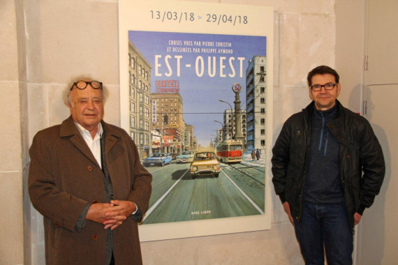 Est-Ouest (Oost-West) - Pierre Christin en Philippe Aymond - (© Daniel Fouss/Stripmuseum) test