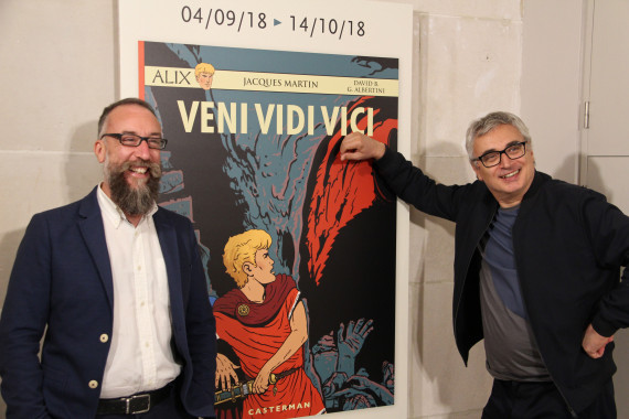 Giorgio Albertini et David B. - © Daniel Fouss/Musée de la BD test