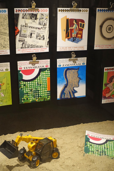 Zandstraal - Een laboratorium voor de negende kunst - © Daniel Fouss / Stripmuseum test