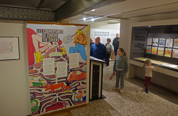 Zandstraal - Een laboratorium voor de negende kunst - © Daniel Fouss / Stripmuseum test