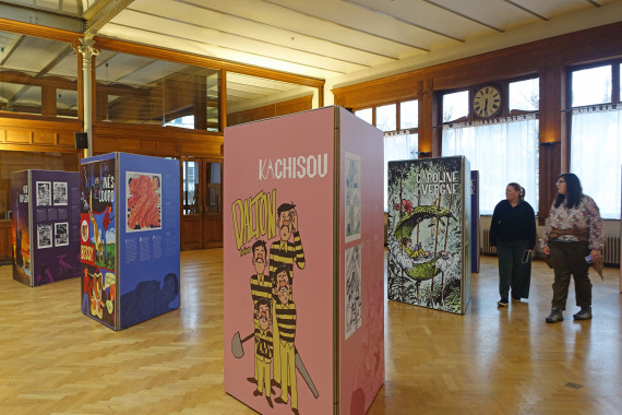 Belgische helden, blikken uit de wereld - © Daniel Fouss / Stripmuseum test