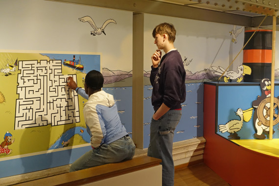 Pol. Een beertje van alle tijden. - © Daniel Fouss / Stripmuseum test