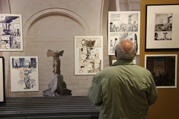 Comics at the Louvre - © Daniel Fouss/Comics Art Museum test