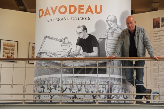Étienne Davodeau - © Daniel Fouss / Stripmuseum test
