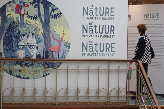 De natuur van Wauter Mannaert - © Daniel Fouss / Stripmuseum test