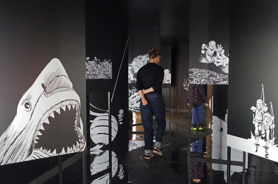 Alleen - © Daniel Fouss / Stripmuseum test