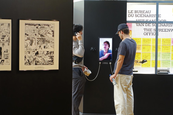 Alleen - © Daniel Fouss / Stripmuseum test