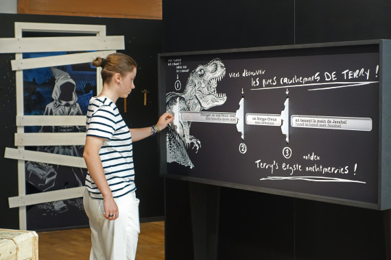 Alleen - © Daniel Fouss / Stripmuseum test
