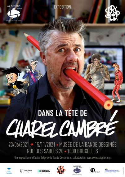 Dans la tête de Charel Cambré - Affiche exposition test