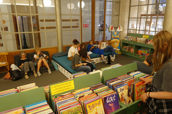 La salle de lecture - ©Daniel Fouss/CBBD test